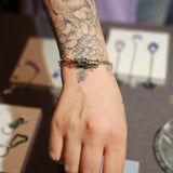 Tube Link Bracelet smoky grey