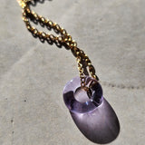 Halo Necklace soft lilac