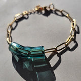Tube Link Bracelet green tide
