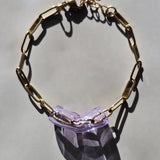 Tube Link Bracelet soft lilac