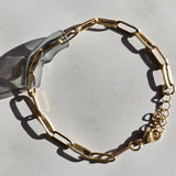 Tube Link Bracelet smoky grey