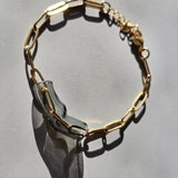 Tube Link Bracelet smoky grey