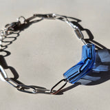 Tube Link Bracelet deep blue