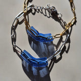 Tube Link Bracelet deep blue