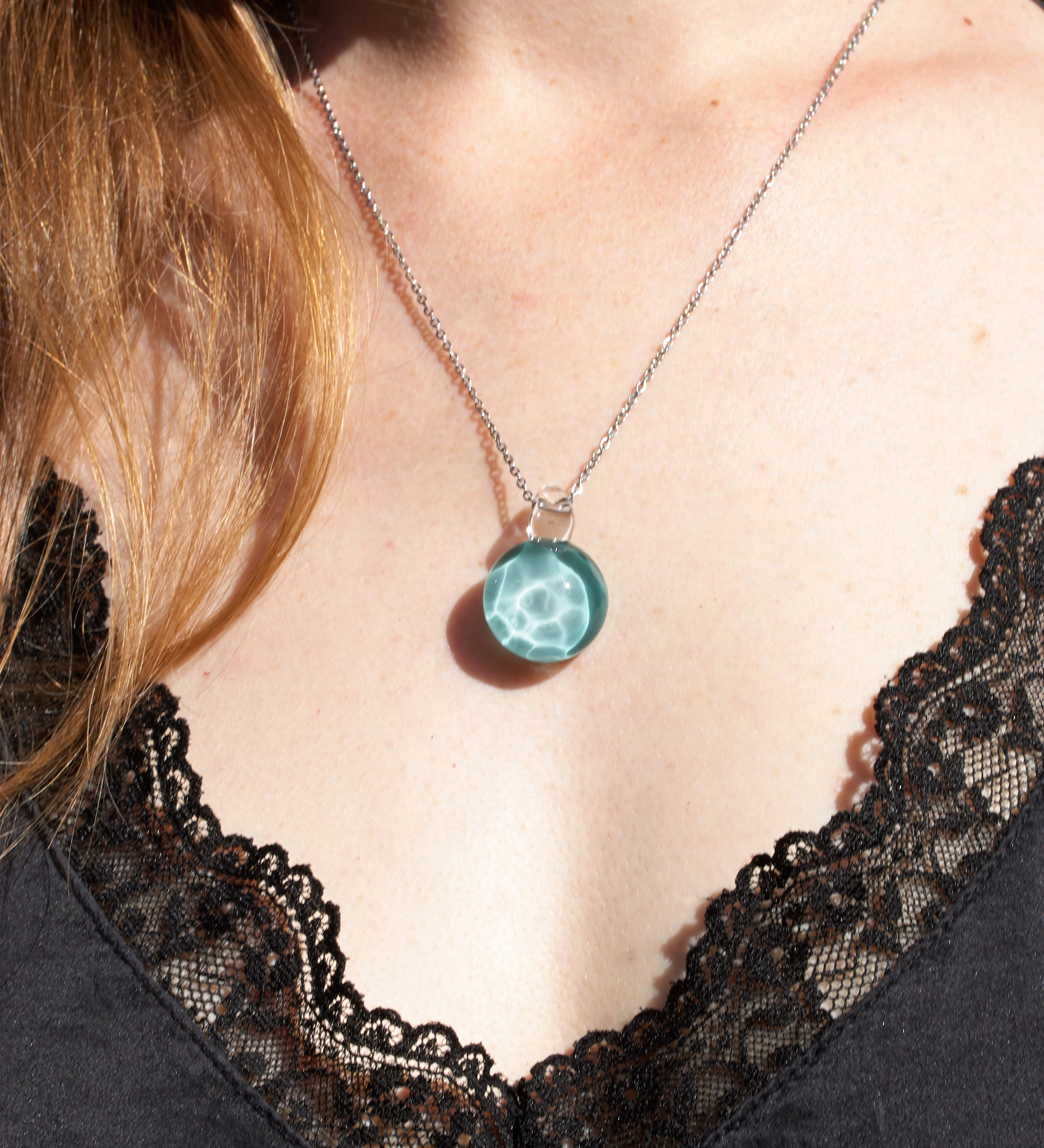 Anhänger aus Borosilikatglas Unterwasserwelt