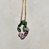 Echo Necklace I green antik rose