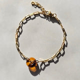 Halo Bracelet golden amber