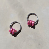 Curl Hoops pink haze