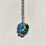 Signal Necklace I green water