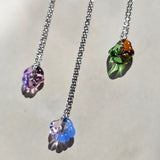 Signal Necklace I blue rose