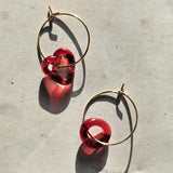 Heart Hoops rot gold #6