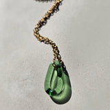 Drop Necklace moss