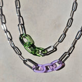 Link Chain moss green