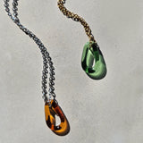 Drop Necklace moss