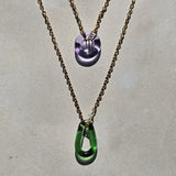 Drop Necklace moss