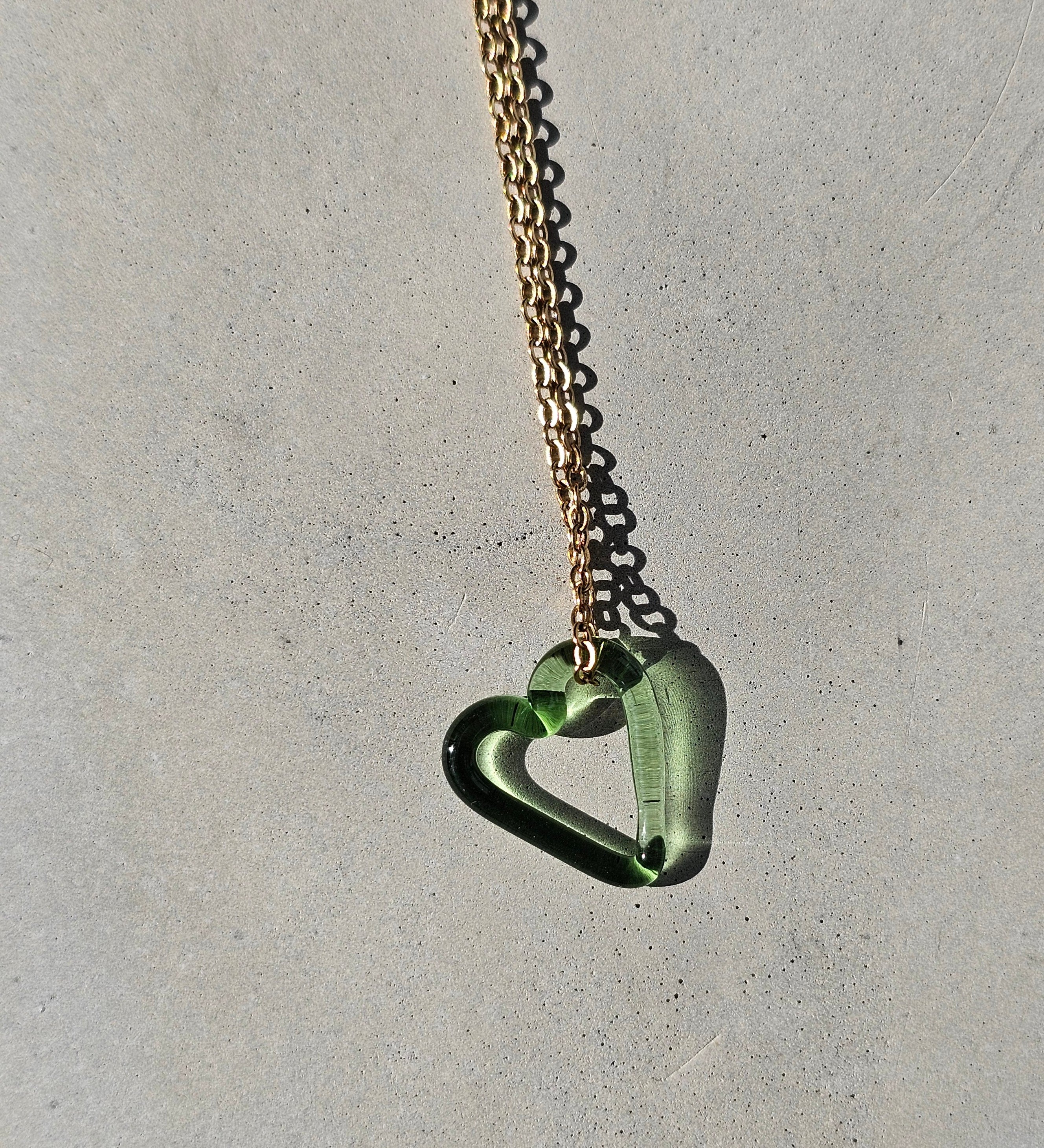 Kette Mini Heart green