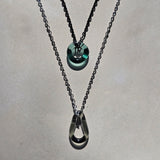 Drop Necklace grey