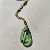 Drop Necklace moss