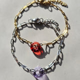 Halo Bracelet molten red