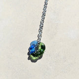 Signal Necklace I green water