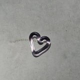 Mini Heart Charm rosa #3