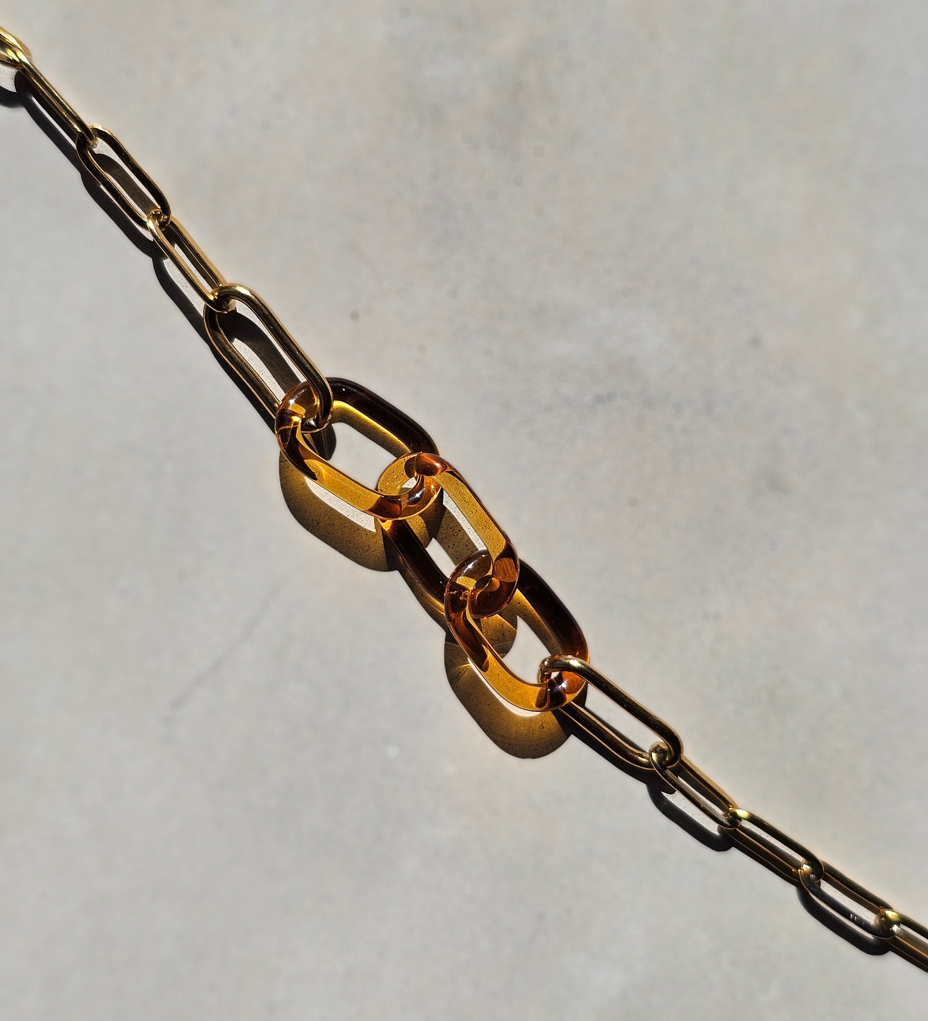 Link Chain dark amber