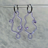 Trace Hoops soft lilac