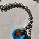 Halo Necklace ocean Borosilikatglas