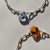Halo Bracelet golden amber