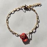 Halo Bracelet molten red